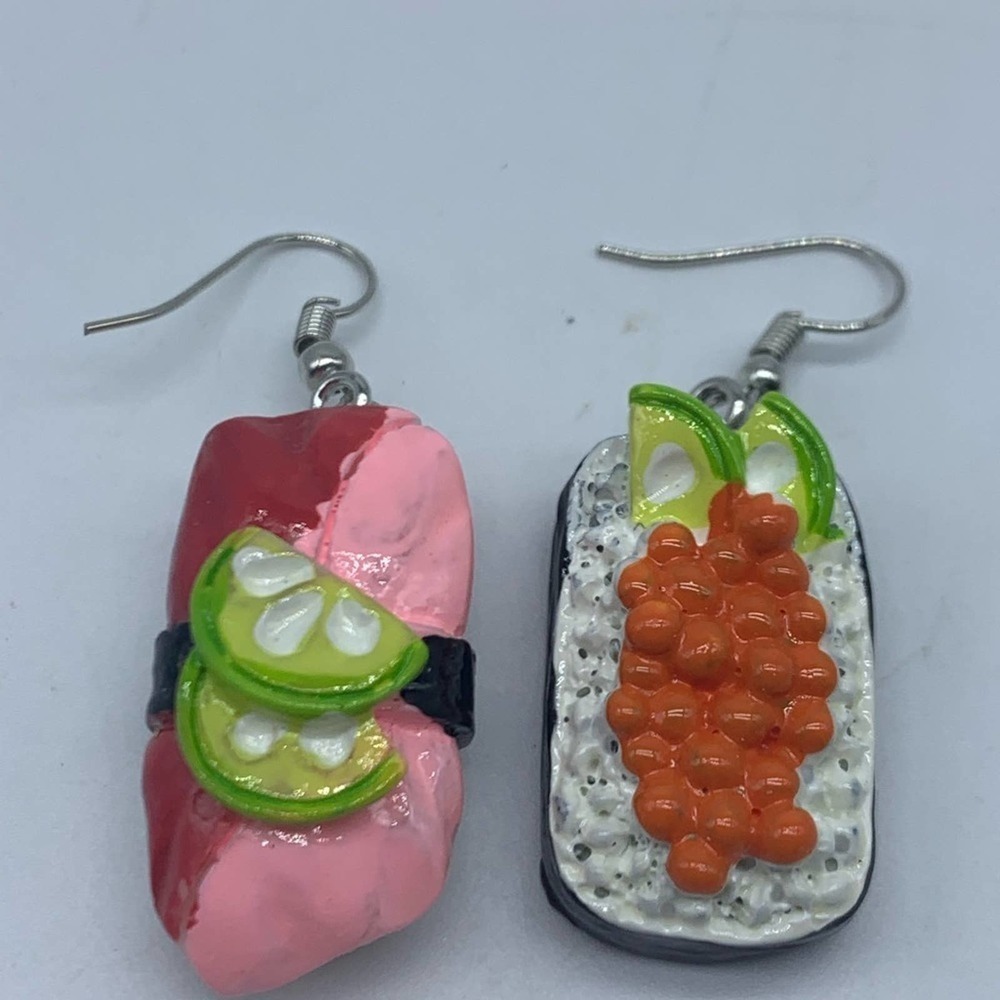 NEW sushi and fish egg earrings - Picture 6 of 16
